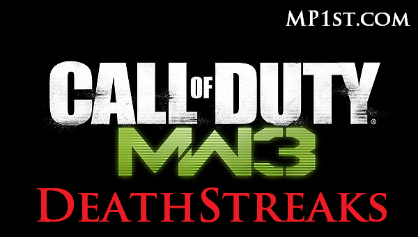 Senarai terperinci MW3 Deathstreaks 