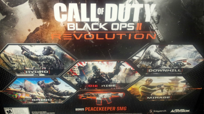 Poster Promosi Black Ops 2 Mendedahkan Pek Peta "Revolusi" dan DLC Senjata