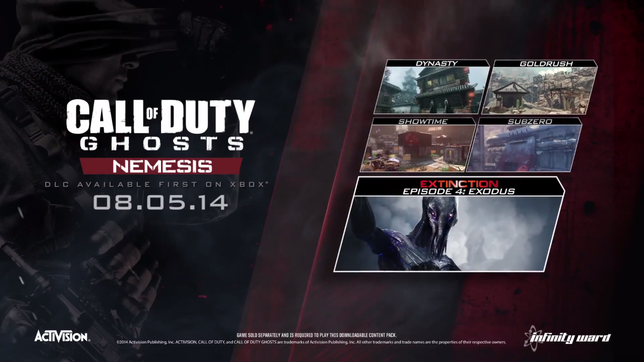 Call of Duty: Nemesis DLC Kini Dilancarkan Di Xbox