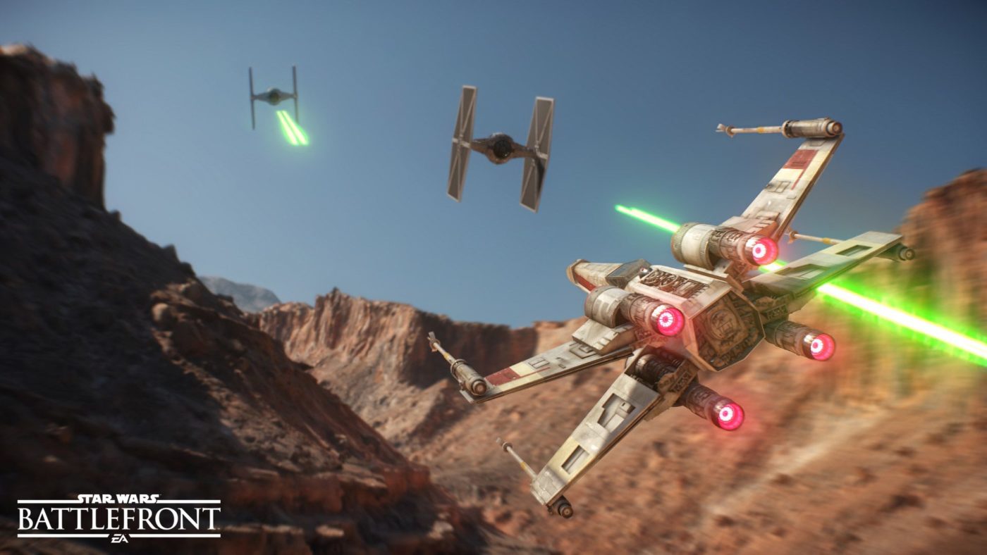 Treler Star Wars Battlefront Menggoda Permainan Berasaskan Kenderaan Baharu, Skuadron Pejuang 