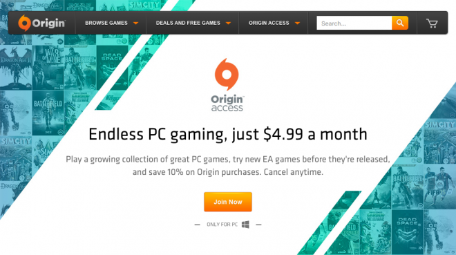 EA Membawa "Akses Asal" Ke PC Untuk $4.99 Sebulan