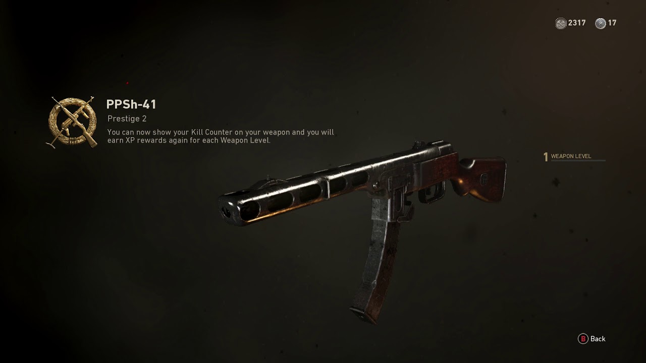 Call of Duty: WWII Weapon Prestige Hack 