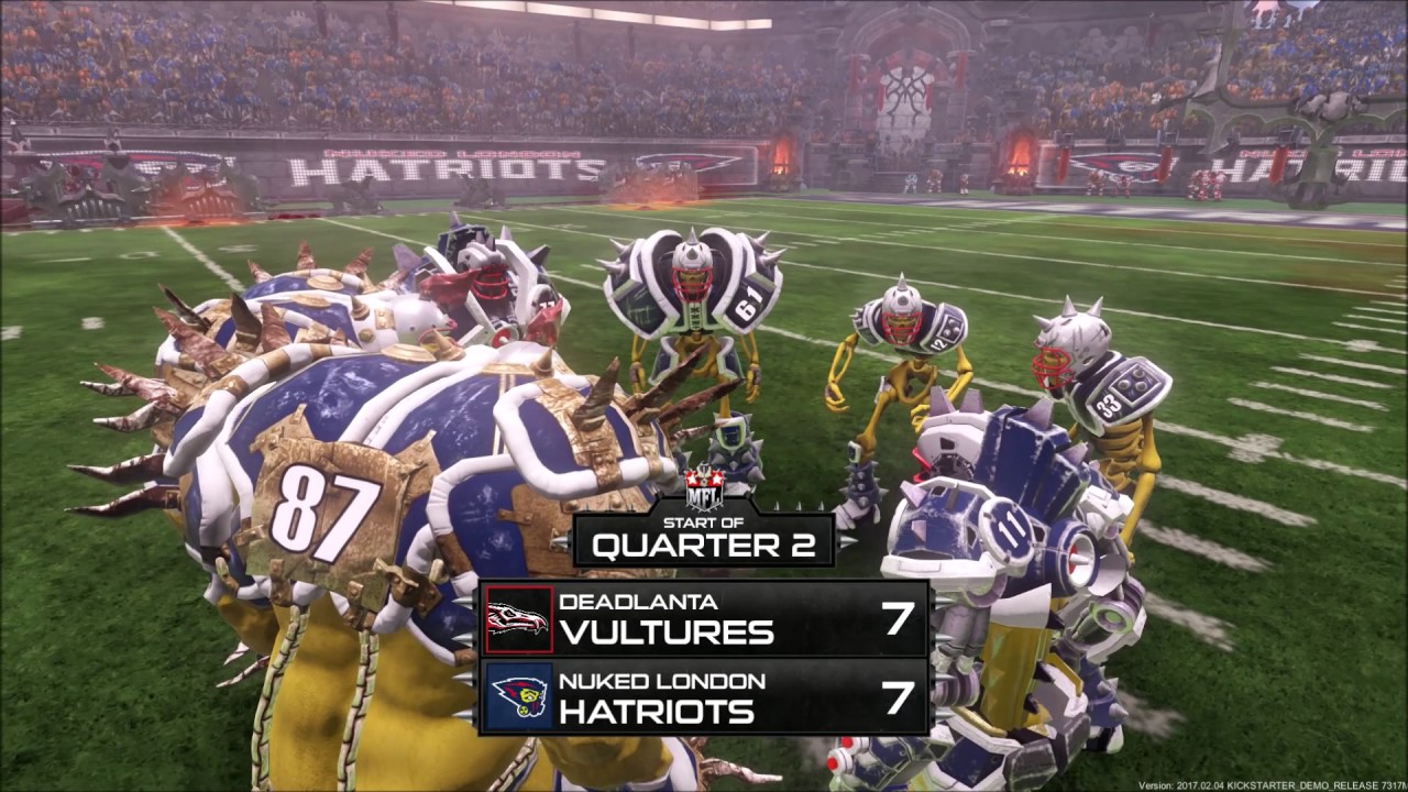 《Mutant Football League》PS4 和 Xbox One 发布日期已公布，免费内容即将推出