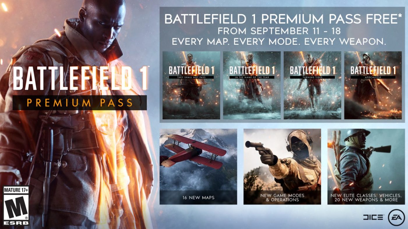 Battlefield 1 &amp; Battlefield 4 Premium Percuma Sekarang Untuk Masa Terhad, Muat turunnya Di Sini