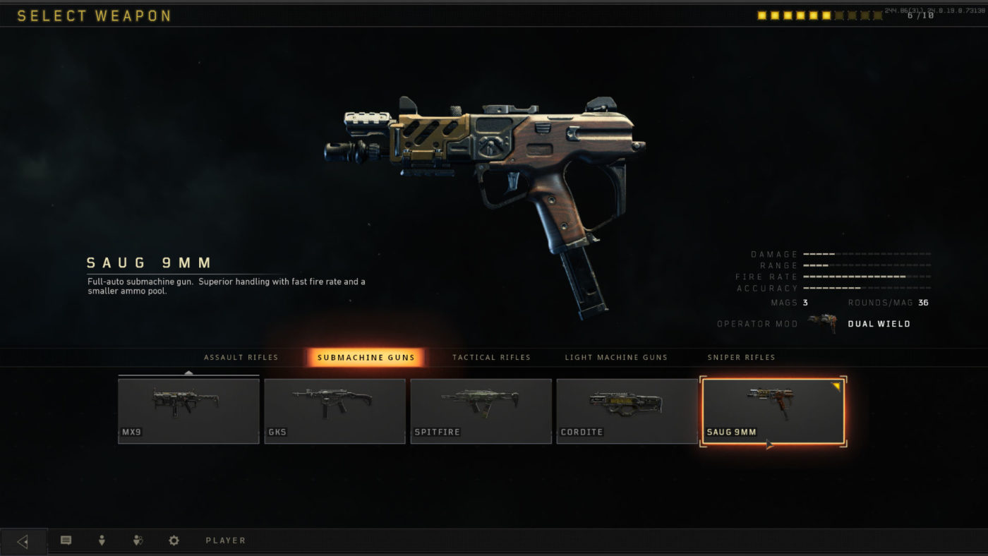 Call of Duty: Black Ops 4 สุดยอด SMG 