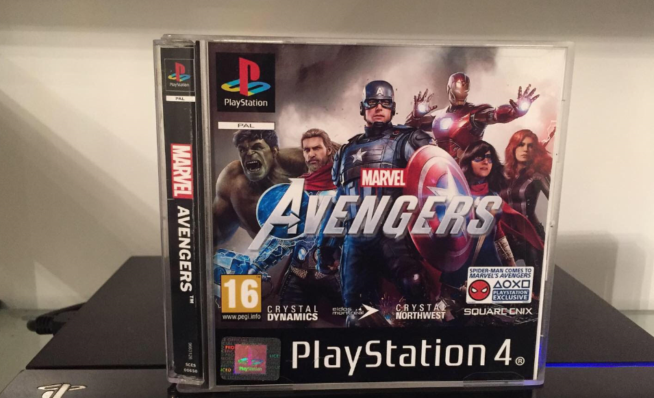 เคสซีดี Avengers PS1 ของ Marvel's Fan Made นี้เป็นสิ่งที่น่าจับตามอง