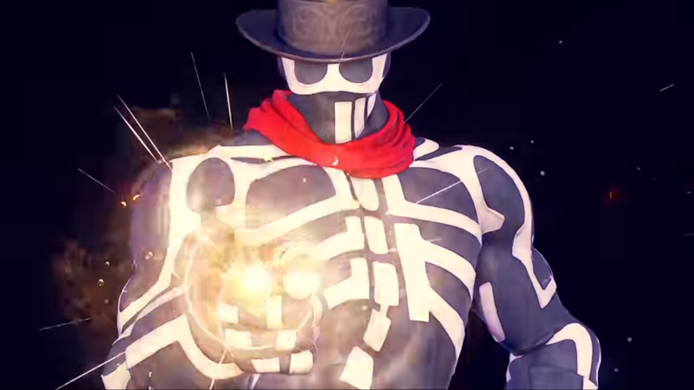 Street Fighter 5 Fighting EX Layer Crossover Costume Mengubah G Menjadi Skullomania