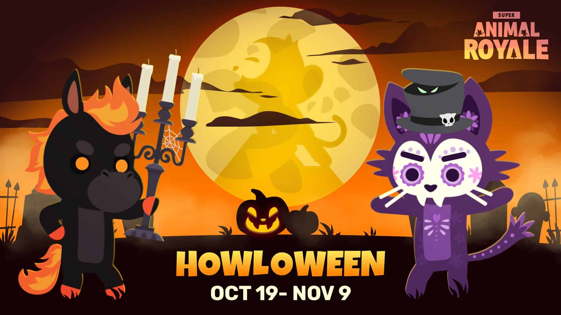 Acara Debut Super Animal Royale Howloween 2021 pada 19 Oktober