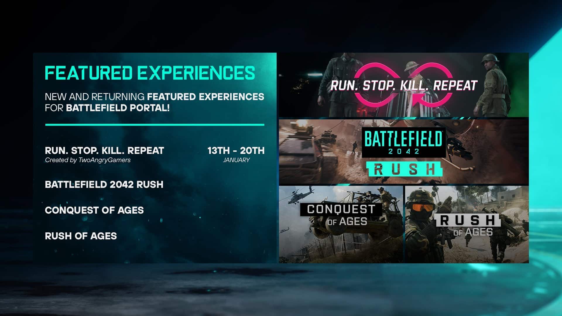 Pengalaman Ditampilkan Battlefield 2042 Minggu Ini 13 Jan Melihat Pulangan Rush &amp; Banyak Lagi