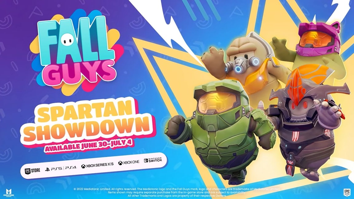 Fall Guys Dedah Acara Halo Showdown Spartan, Akan Datang 30 Jun