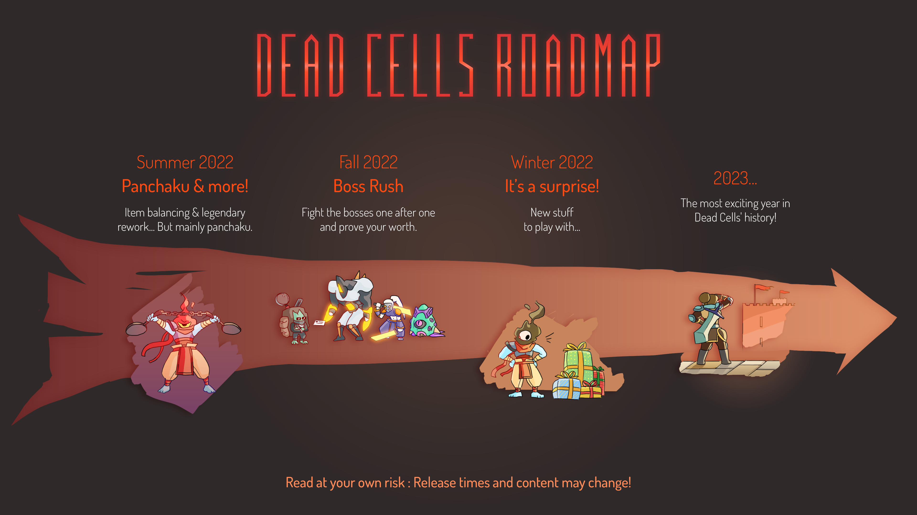 Pelan Hala Tuju Dead Cells 2022 Didedahkan Dengan Sokongan yang Dijanjikan pada 2023