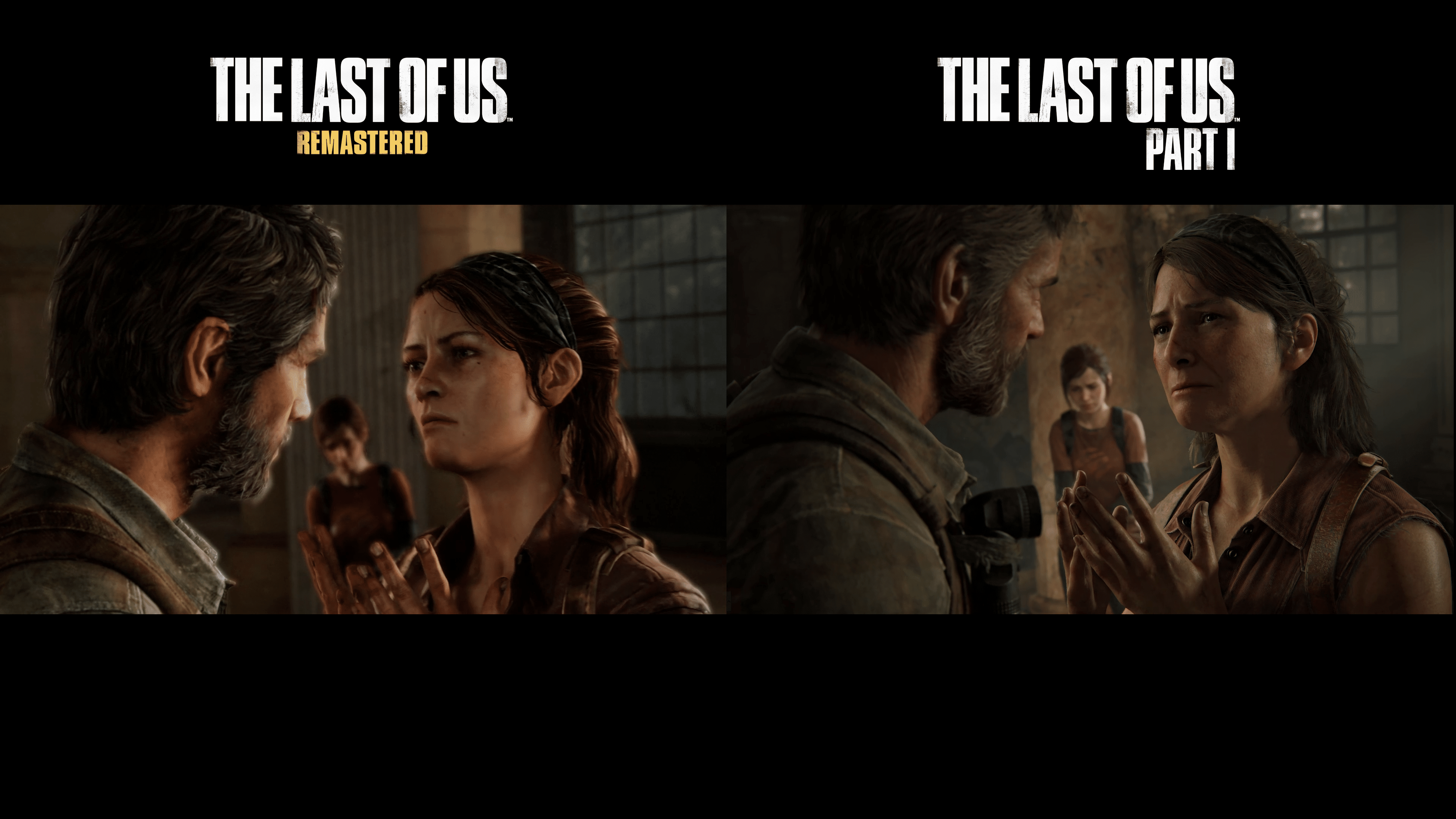 Perbandingan Buat Semula The Last of Us Part I 