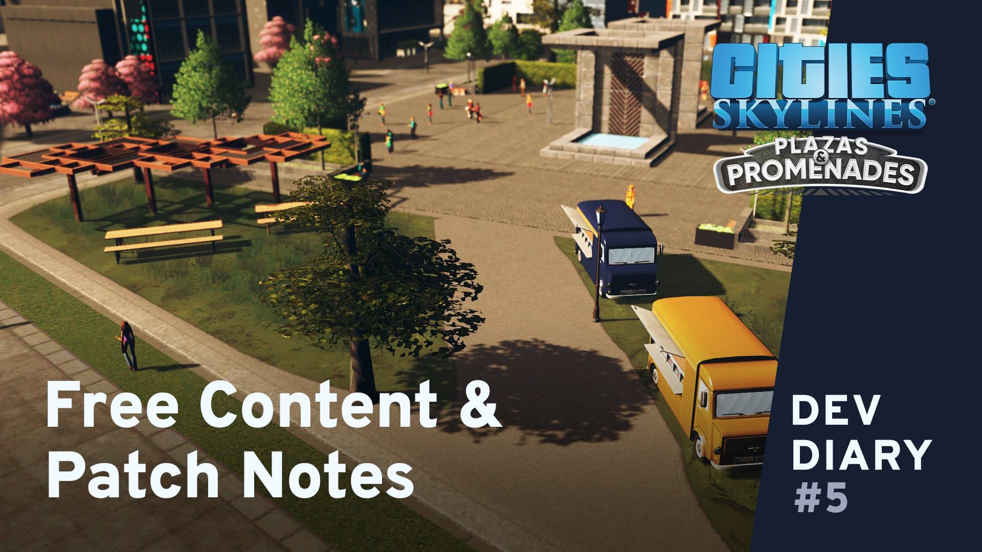 Cities Skylines Update 12.00 Dikeluarkan untuk Plaza &amp; Promenades 14 September Ini