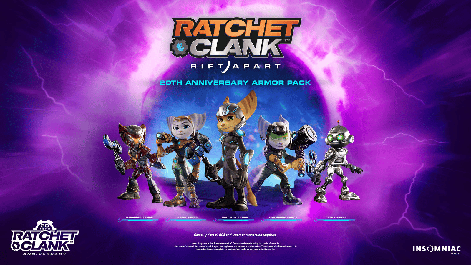 Ratchet &amp; Clank 20 周年纪念活动带来 Rift Apart DLC 及更多 PS Plus 高级产品