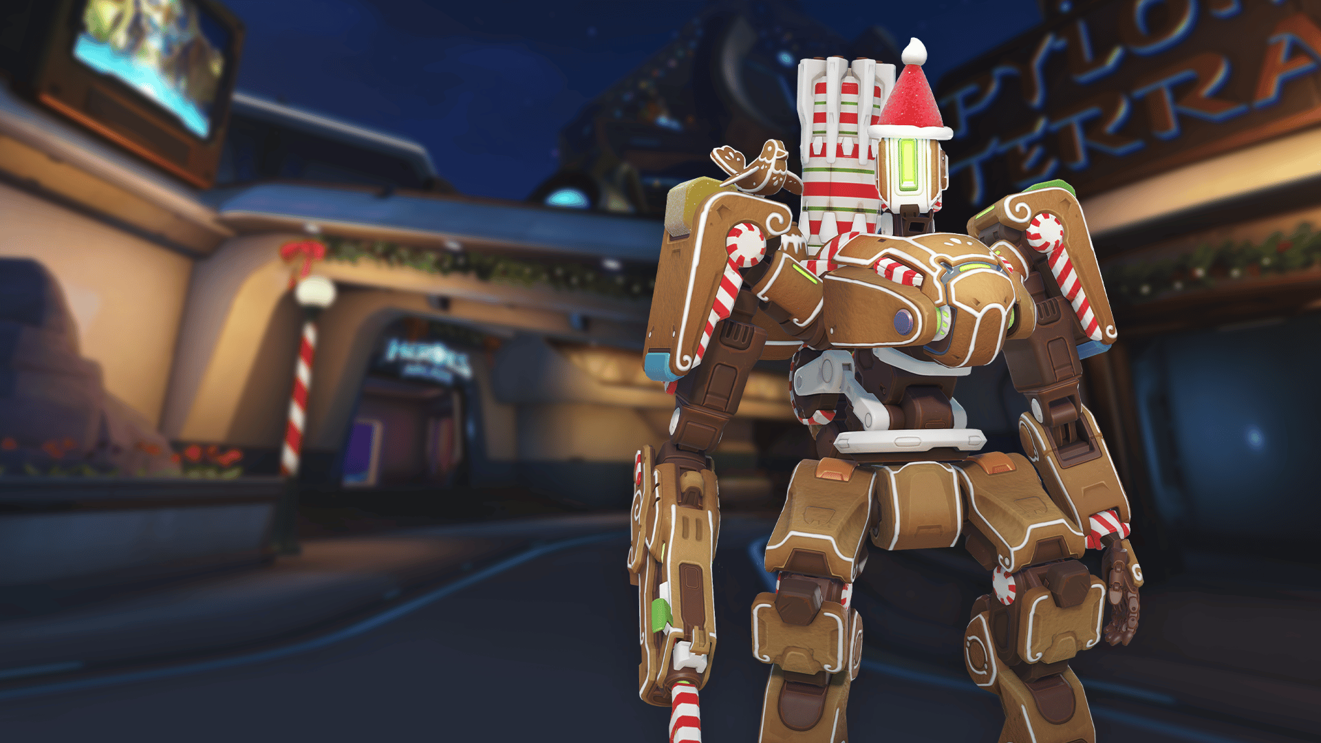 Kulit Legendari Bastion Gingerbread Bertemakan Overwatch 2 Hanya Membayar Satu Syiling Overwatch