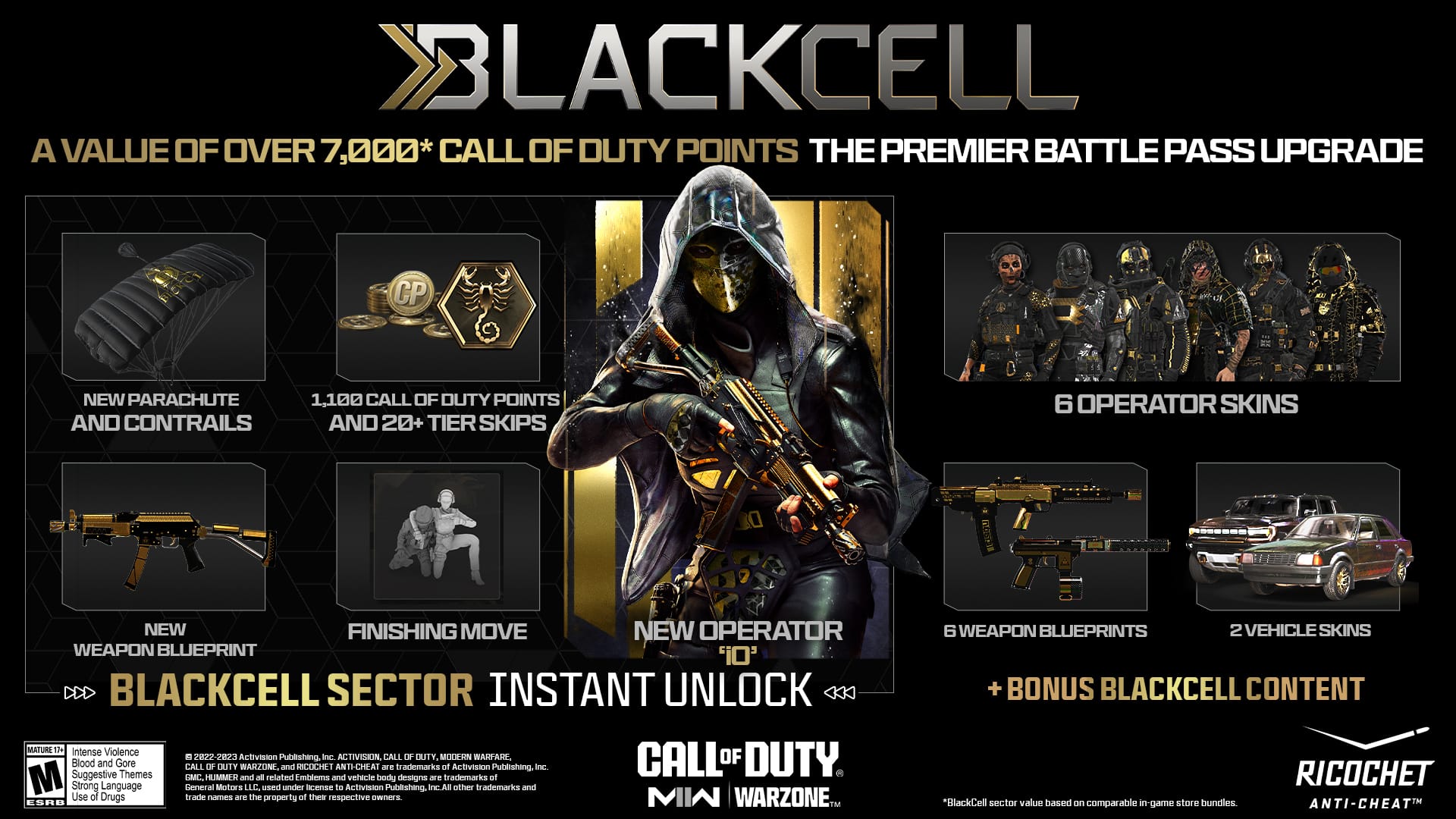 COD Modern Warfare 2 &amp; Warzone 2 Musim 4 BlackCell, Battle Pass dan Himpunan Didedahkan