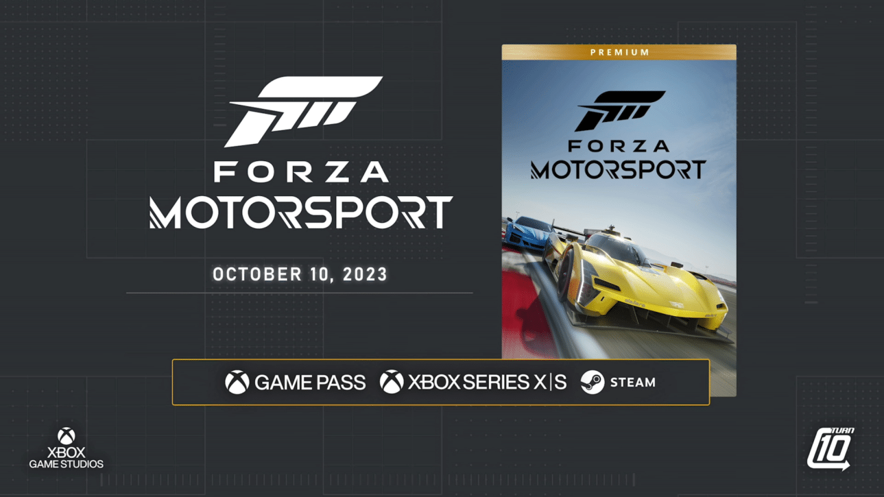 《Forza Motorsport》发布日期锁定 10 月 10 日，新游戏预告片以高速动作为特色