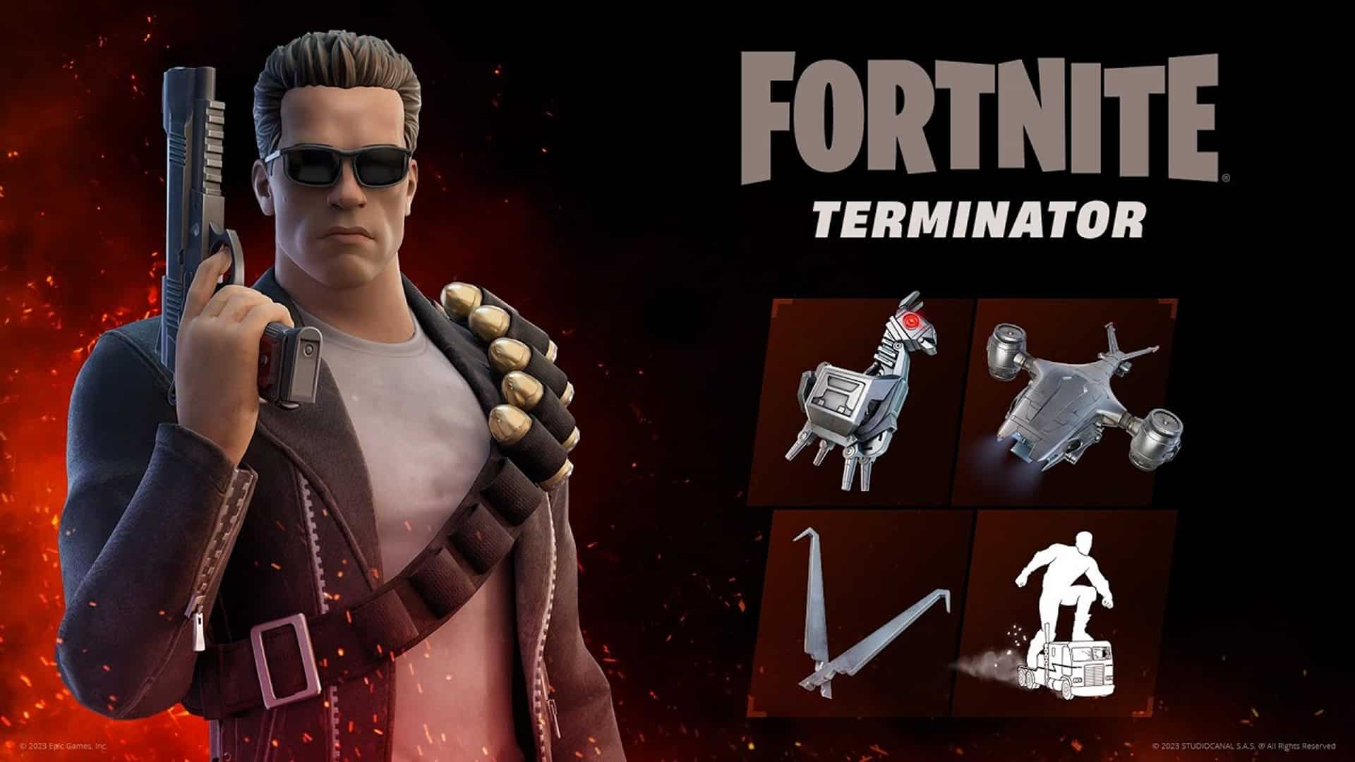 Kulit Terminator Fortnite Arnold Schwarzenegger Kini Keluar, Inilah Kandungannya