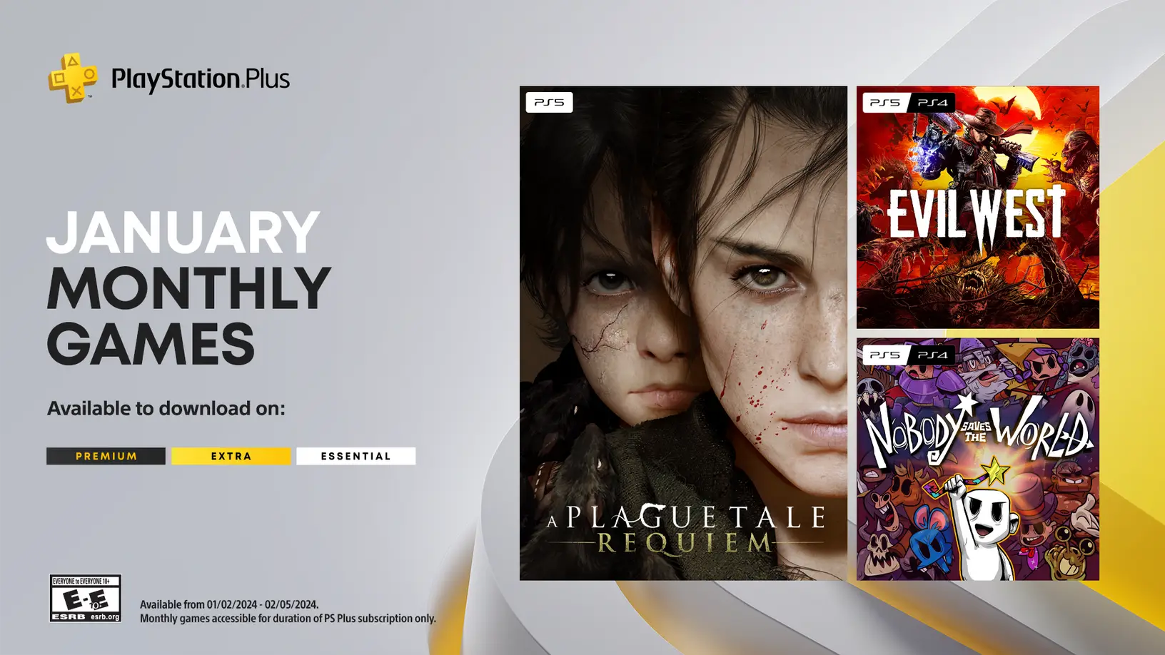 Permainan Percuma PlayStation Plus untuk Januari 2024 Didedahkan