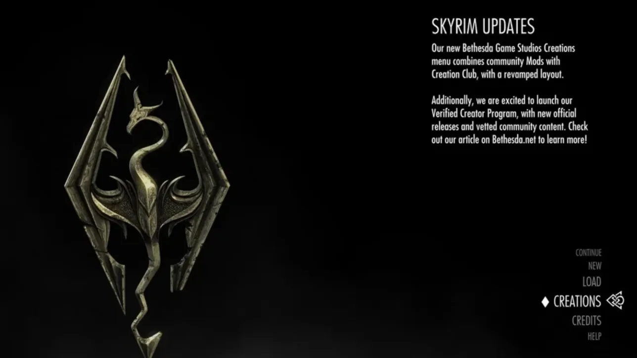 Skyrim Update 1.001.009 เปิดตัวสำหรับ Mods แสดงรายการบันทึกการแก้ไขฉบับสมบูรณ์