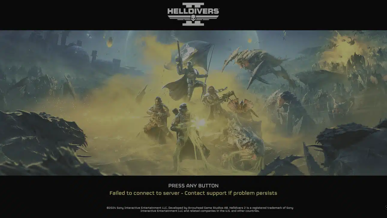 《Helldivers 2》将于 2 月 11 日进行服务器维护（更新）