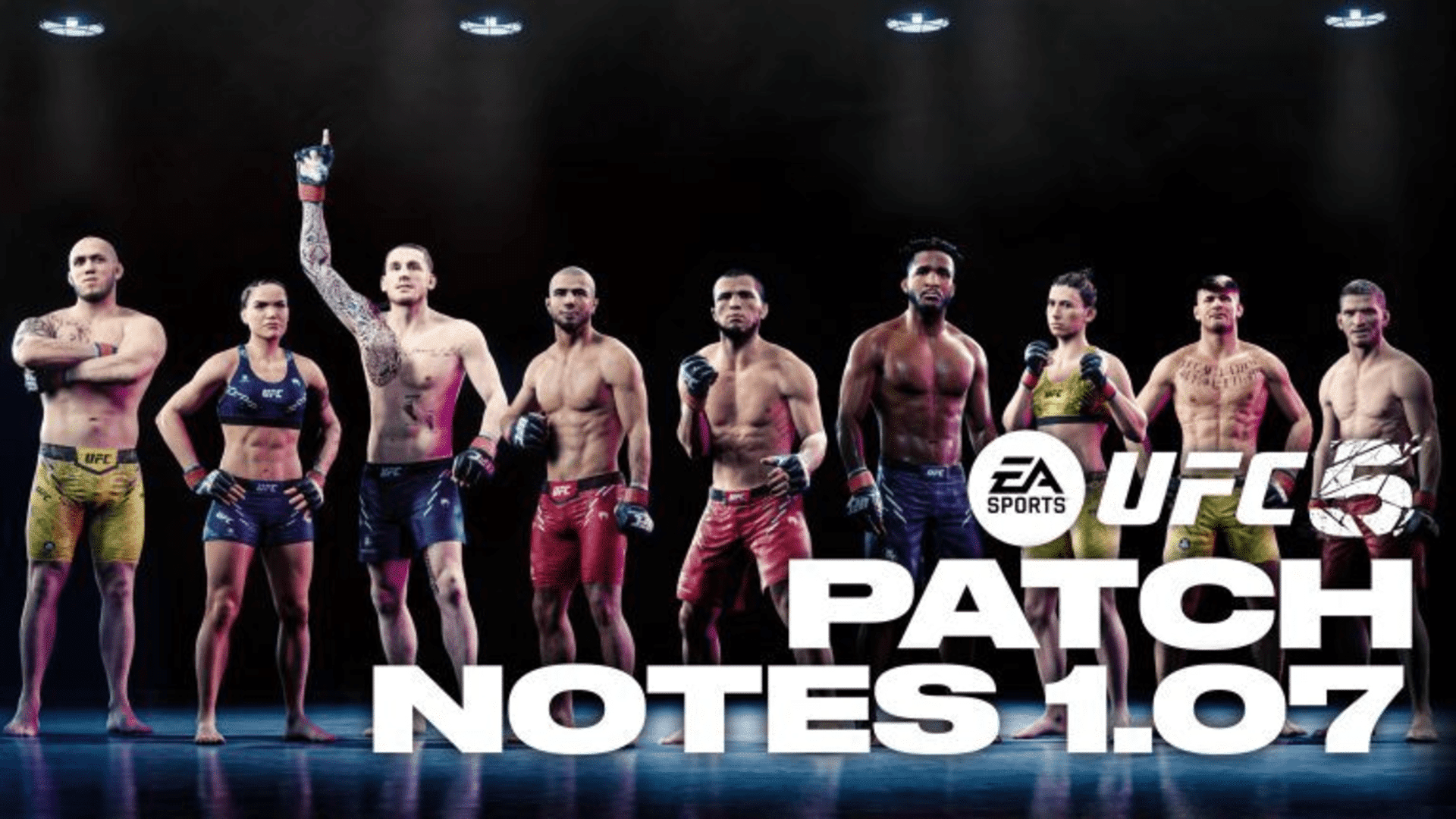 EA UFC 5 1.07 版更新 1.007 将于 4 月 4 日带来新战士及更多内容