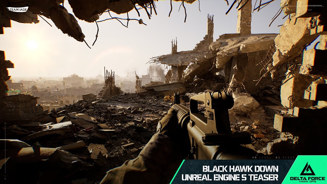 Delta Force: Hawk Ops ทีเซอร์แคมเปญ Black Hawk Down ให้ภาพกราฟิก Unreal Engine 5 อย่างรวดเร็ว