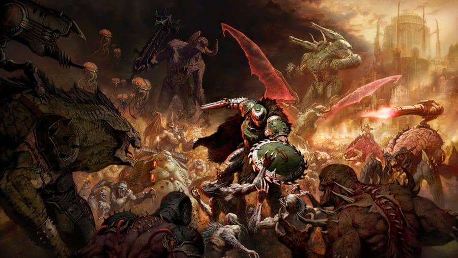 Doom: The Dark Abes melepaskan 15 Mei; Edisi berbeda terperinci