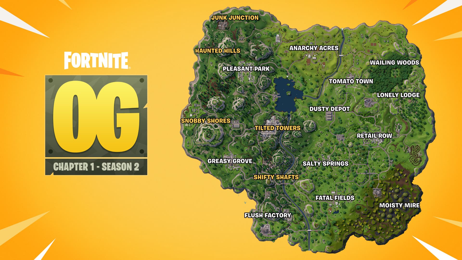 Pembaruan Fortnite 4.54 peluncuran untuk v33.30; Memberikan OG Bab 1 Musim 2