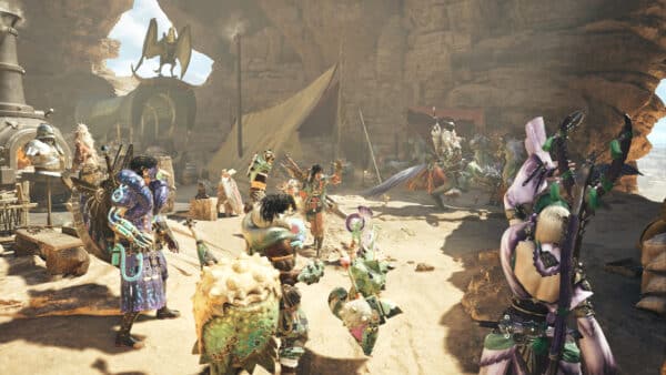 Monster Hunter Wilds標題更新1到達“ 4月初”，帶來了聚會樞紐等等