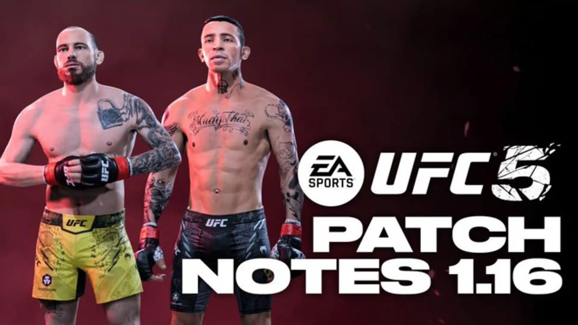 EA UFC 5 更新 1.016 添加了两款新战斗机和 PS5 Pro 支持